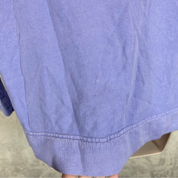 Vintage 90s Fresh Produce Lavender Purple Dyed Cropped Cardigan Size large - Picture 4 of 9